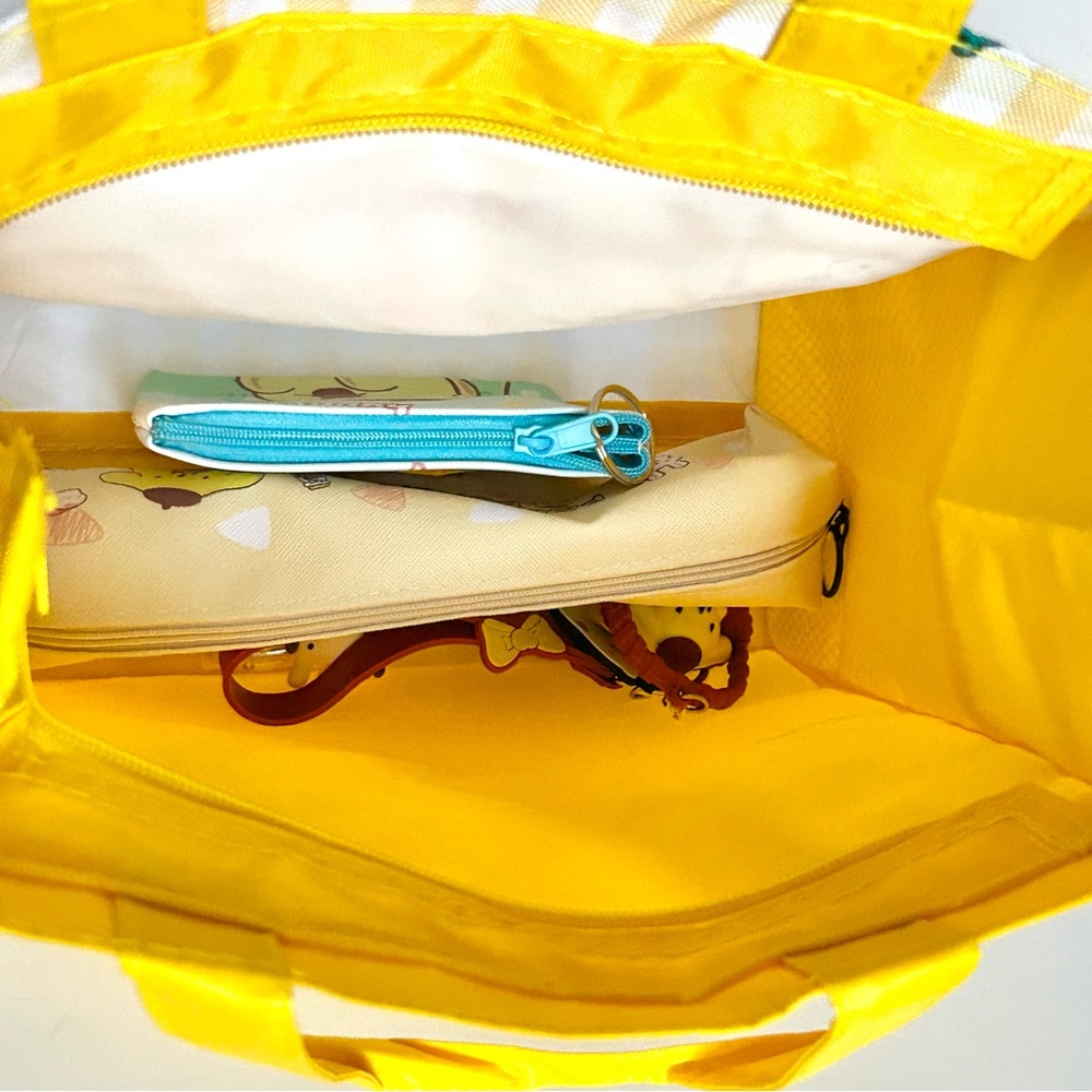 💛(POM305) Pompompurin Adorable 5-Piece Tote Bag Bundle! - Picture 5 of 13